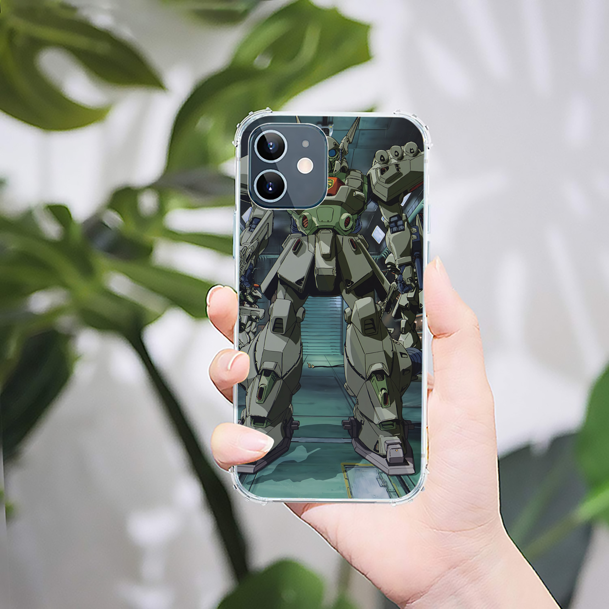 （画像用） 機動戦士ガンダム Mobile Suit Gundam 【iPhone 12シリーズ対応】透明スマホケース（クリアソフトケース）